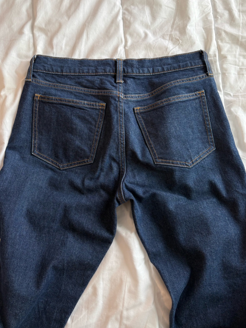 GAP 90s Straight Leg Jeans Dark Wash High Rise 29 Long